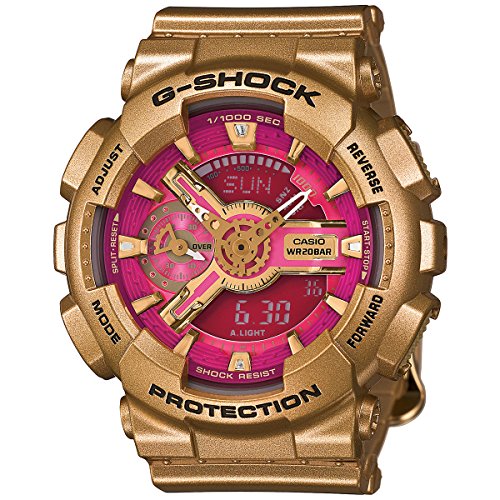 AAA 1:1 Replica Casio-G-shock Mens Watches Pink Dial Quartz 49 x 45.9MM GMA-S110GD-4A1 Watch