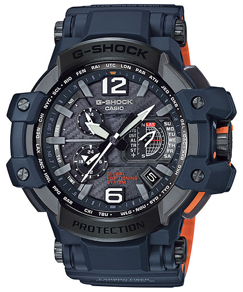 AAA 1:1 Replica Casio-G-shock Mens Watches Black Dial Tough Solar 66 x 56MM GPW-1000-2A Watch