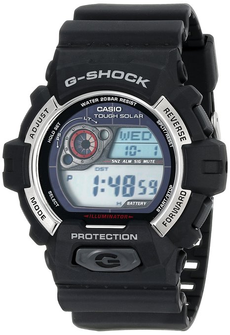 AAA 1:1 Replica Casio-G-shock Mens Watches Gray Dial Solar 52.5MM GR-8900-1D Watch