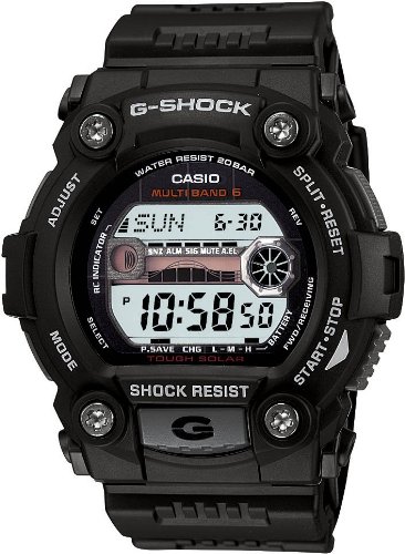 AAA 1:1 Replica Casio-G-shock Mens Watches Silver Dial Solar 52.4MM GW-7900-1JF Watch