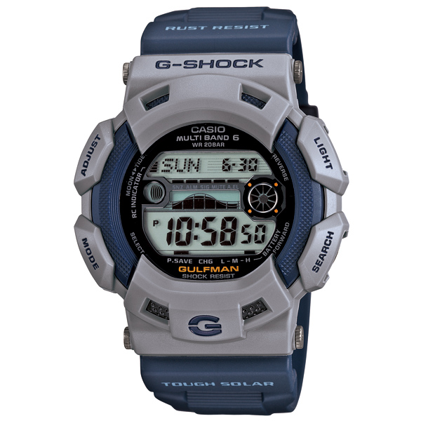 AAA 1:1 Replica Casio-G-shock Mens Watches Silver Dial Solar 51MM GW-9110ER-2JF Watch
