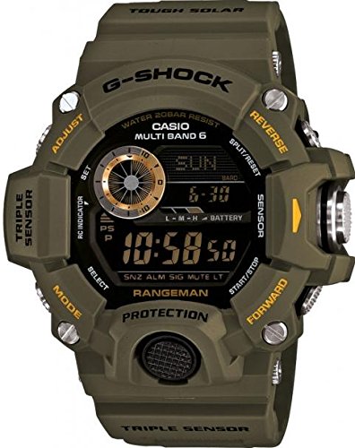 AAA 1:1 Replica Casio-G-shock Mens Watches Black Dial Quartz 55.2 x 53.5MM GW-9400-3 Watch