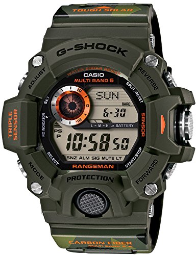 AAA 1:1 Replica Casio-G-shock Mens Watches Gray Dial Tough Solar 55.2 x 53.5MM GW-9400CMJ-3 Watch