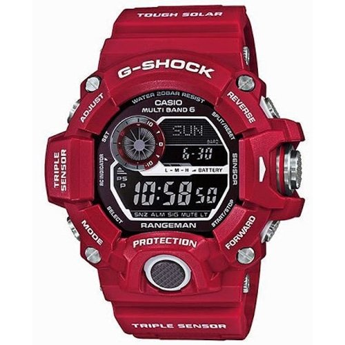 AAA 1:1 Replica Casio-G-shock Mens Watches Black Dial Tough Solar 55.2 x 53.5MM GW-9400RD-4 Watch