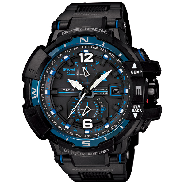 AAA 1:1 Replica Casio-G-shock Mens Watches Black Dial Solar 53.8MM GW-A1100FC-1AJF Watch