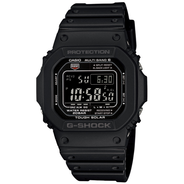 AAA 1:1 Replica Casio-G-shock Mens Watches Black Dial Solar 46.2 x 43.2MM GW-M5610-1BJF Watch