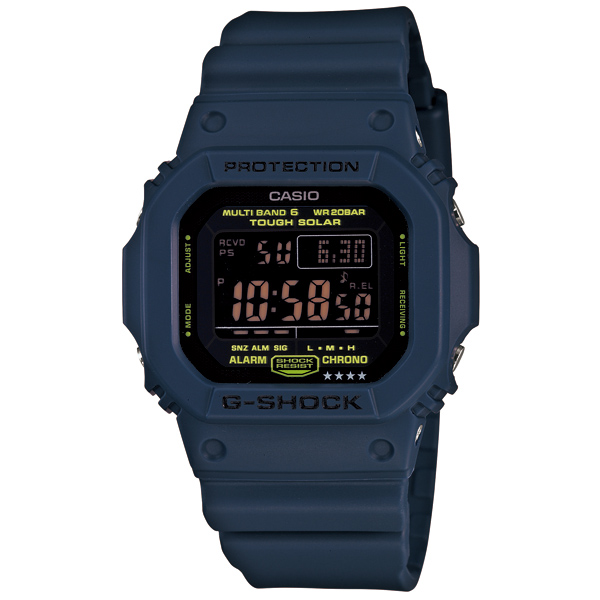AAA 1:1 Replica Casio-G-shock Mens Watches Black Dial Solar 46.7 x 43.2MM GW-M5610NV-2JF Watch