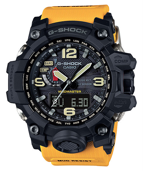 AAA 1:1 Replica Casio-G-shock Mens Watches Black Dial Tough Solar 59.5 x 56.1MM GWG-1000-1A9 Watch