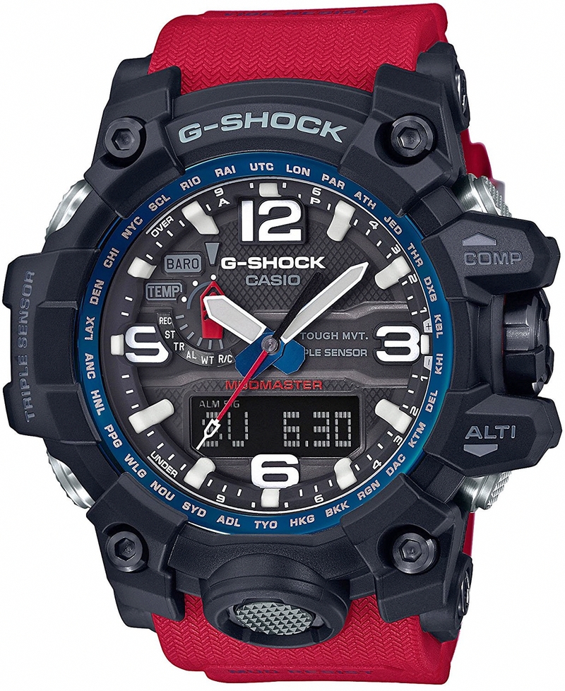 AAA 1:1 Replica Casio-G-shock Mens Watches Dial Tough Solar 56MM GWG-1000RD-4AJF Watch
