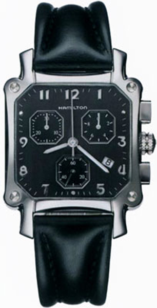 AAA 1:1 Replica Hamilton-Lloyd Mens Watches Black Dial Quartz H19412733 Watch