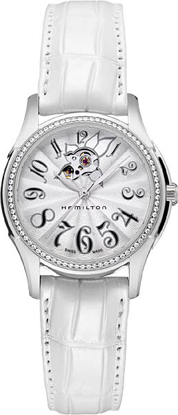AAA 1:1 Replica Hamilton-Jazzmaster-Lady-Auto Ladies Watches Silver Dial Automatic H32355383 Watch