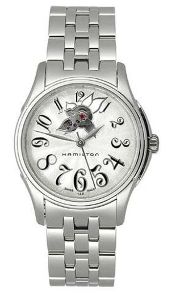 AAA 1:1 Replica Hamilton-Jazzmaster-Lady-Auto Ladies Watches Silver Dial Automatic H32395113 Watch