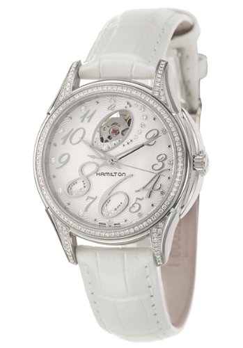 AAA 1:1 Replica Hamilton-Jazzmaster-Lady-Auto Ladies Watches Silver Dial Swiss Automatic 37MM H32495913 Watch