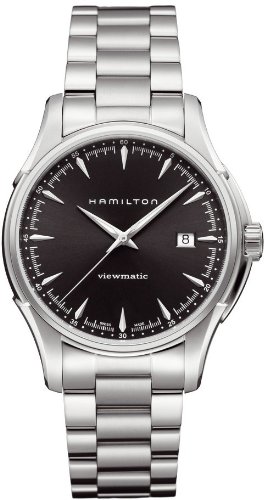 AAA 1:1 Replica Hamilton-Jazzmaster-Viewmatic Mens Watches Black Dial Automatic 40MM H32665131 Watch