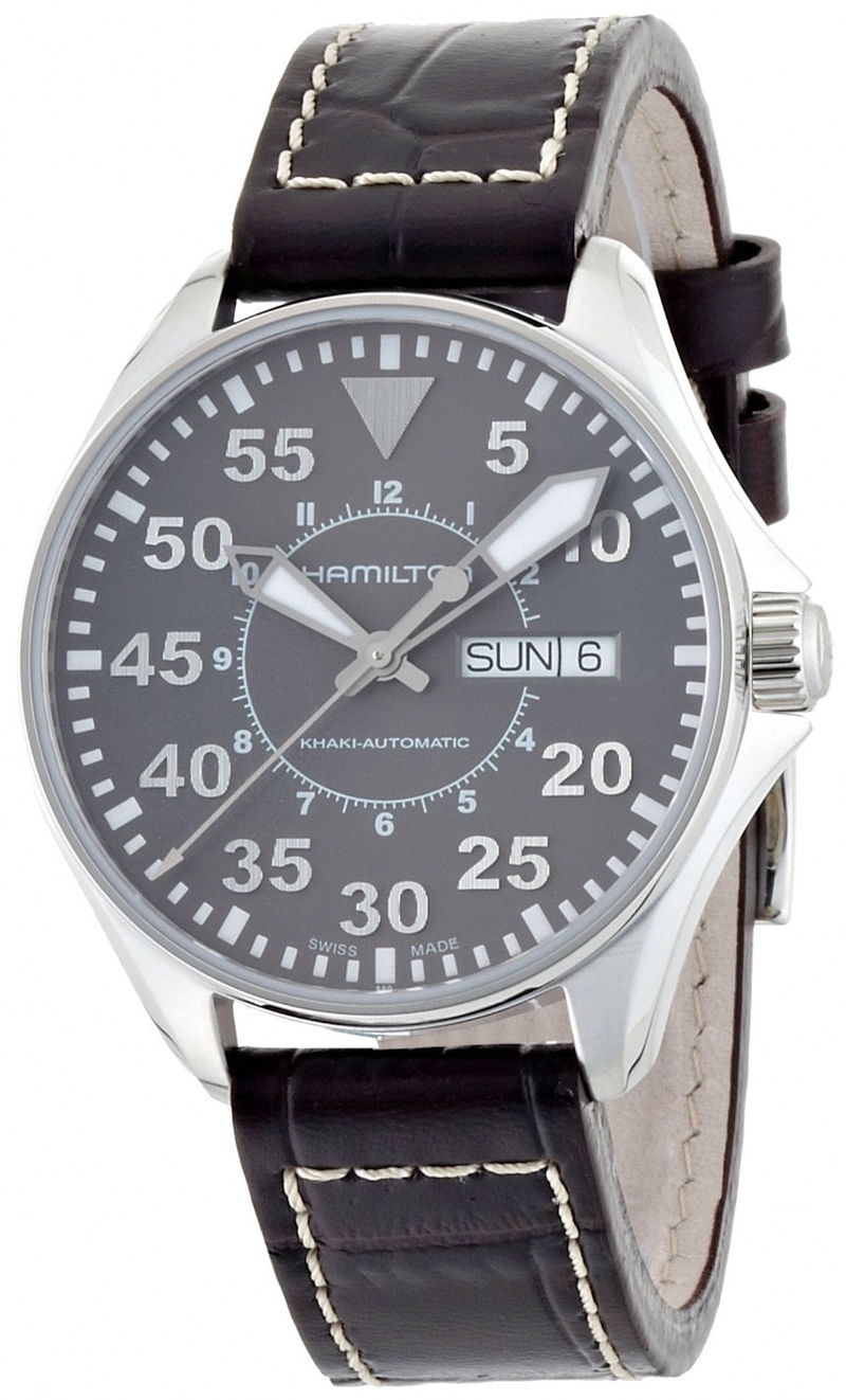 AAA 1:1 Replica Hamilton Mens Watches Black Dial Automatic Self-wind 38MM H64425585 Watch