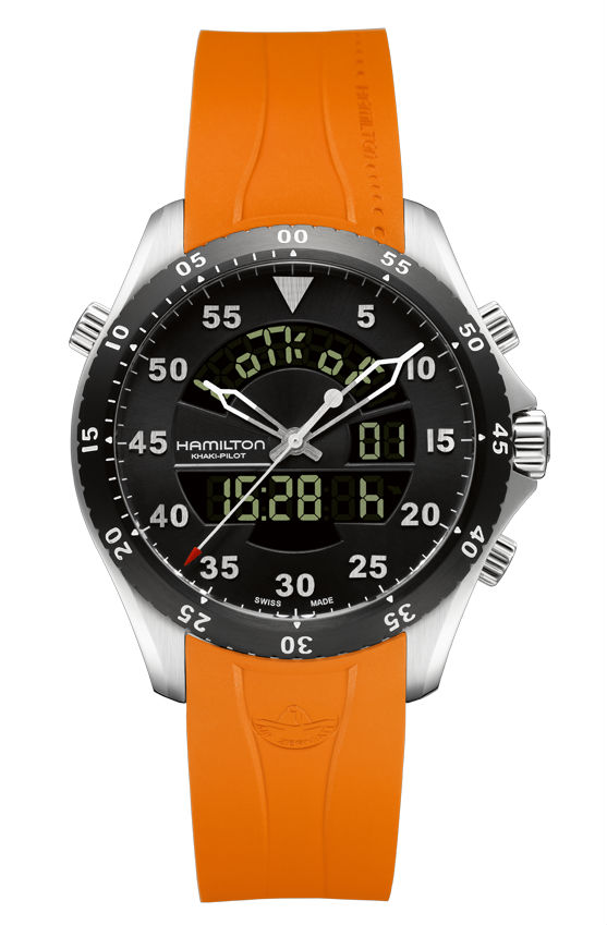 AAA 1:1 Replica Hamilton Mens Watches Black Dial Quartz 40MM H64554431 Watch