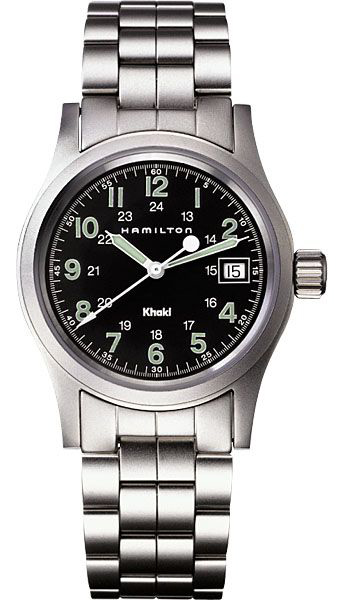 AAA 1:1 Replica Hamilton-Khaki-Field-Quartz-38mm Mens Watches Black Dial Quartz H68411133 Watch