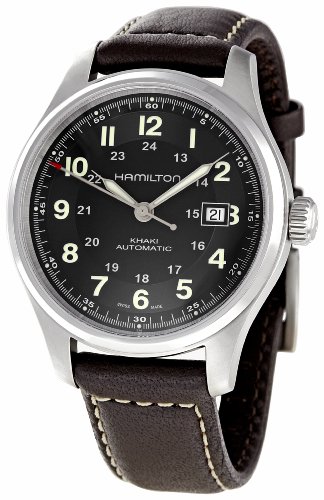 AAA 1:1 Replica Hamilton Mens Watches Black Dial Automatic Self-wind 42MM H70525733 Watch