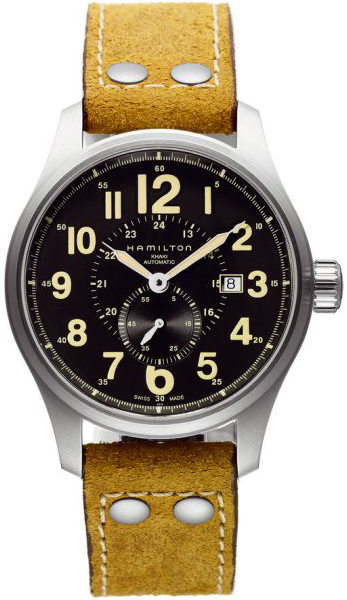 AAA 1:1 Replica Hamilton-Khaki-Field Mens Watches Black Dial Automatic 44MM H70655733 Watch