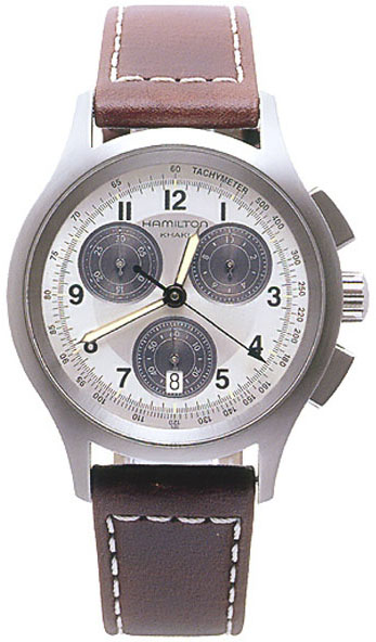 AAA 1:1 Replica Hamilton-Khaki-Aviation-Chrono-Quartz Mens Watches Silver Dial Chronograph Quartz H76412553 Watch