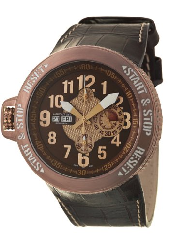 AAA 1:1 Replica Hamilton Mens Watches Brown Dial Automatic 51MM H79746583 Watch