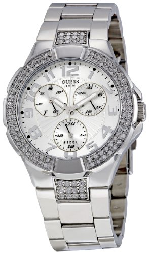 AAA 1:1 Replica Guess Ladies Watches Silver Dial Quartz 40MM I14503L1 Watch