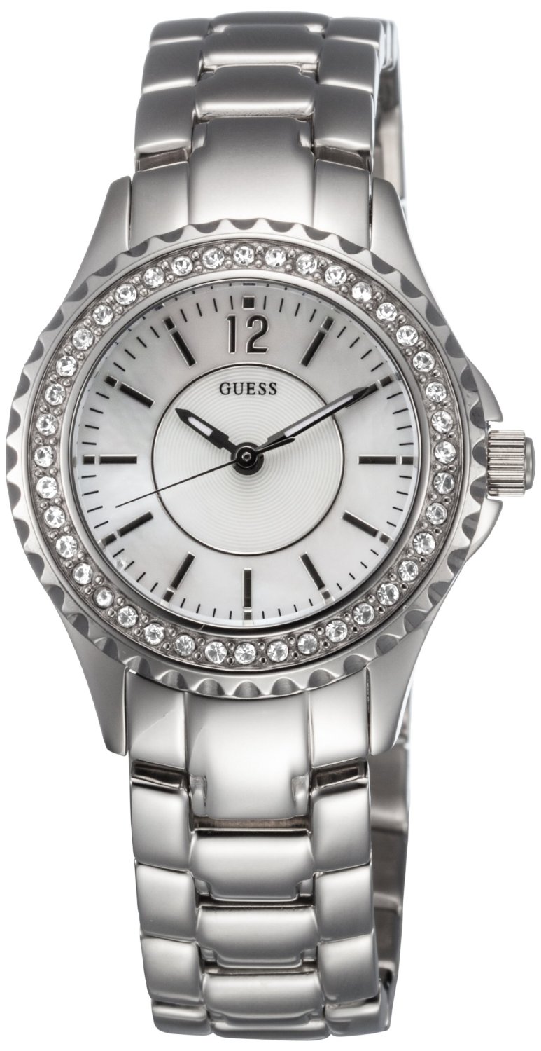 AAA 1:1 Replica Guess Ladies Watches Mother Of Pearl Dial Analog Quartz 28MM I95273L1 Watch
