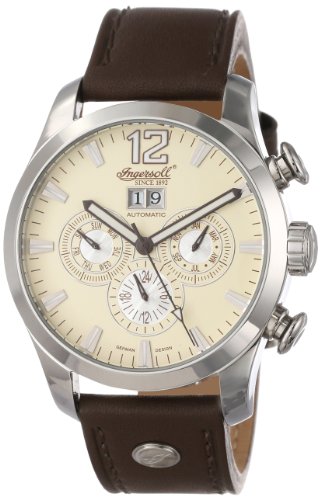 AAA 1:1 Replica Ingersoll Mens Watches Beige Dial Automatic 48MM IN1215CR Watch