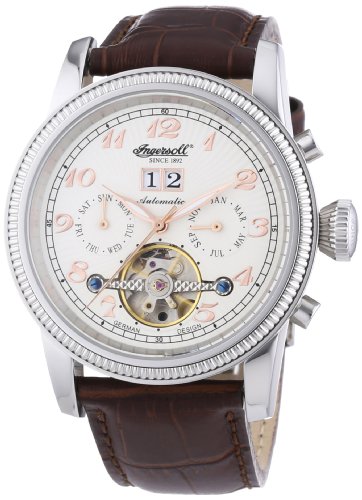 AAA 1:1 Replica Ingersoll Mens Watches Beige Dial Automatic 44MM IN1801WH Watch