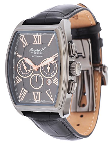 AAA 1:1 Replica Ingersoll Mens Watches Black Dial Automatic 40MM IN3607BBK Watch