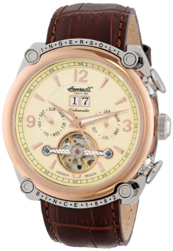 AAA 1:1 Replica Ingersoll Mens Watches Beige Dial Automatic 45MM IN6907RCR Watch