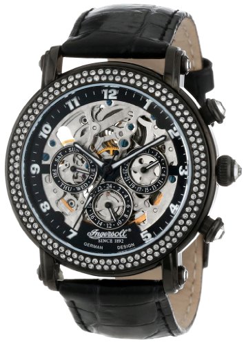 AAA 1:1 Replica Ingersoll Ladies Watches Black Dial Automatic 42MM IN7202BKBK Watch