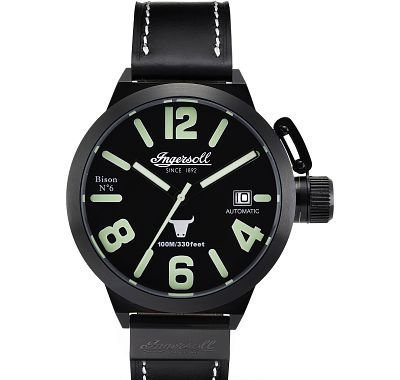 AAA 1:1 Replica Ingersoll Mens Watches Black Dial Automatic 52MM IN8900BBK Watch