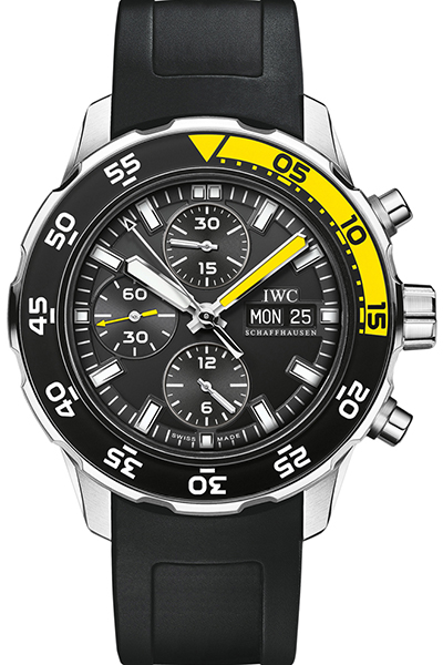 AAA 1:1 Replica Iwc Mens Watches Black Dial Automatic 45MM IW376709 Watch