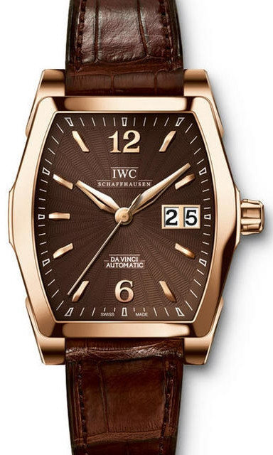 AAA 1:1 Replica IWC-Da-Vinci Mens Watches Brown Dial Automatic Self-wind 45.6 x 42.5MM IW452308 Watch