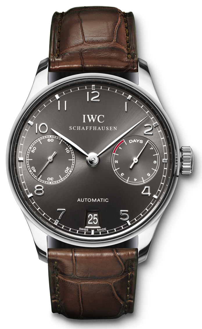 AAA 1:1 Replica IWC-Portuguese Mens Watches Black Dial Automatic Self-wind 42.3MM IW500106 Watch
