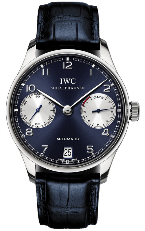 AAA 1:1 Replica IWC-Portuguese Mens Watches Blue Dial Automatic 42.3MM IW500112 Watch