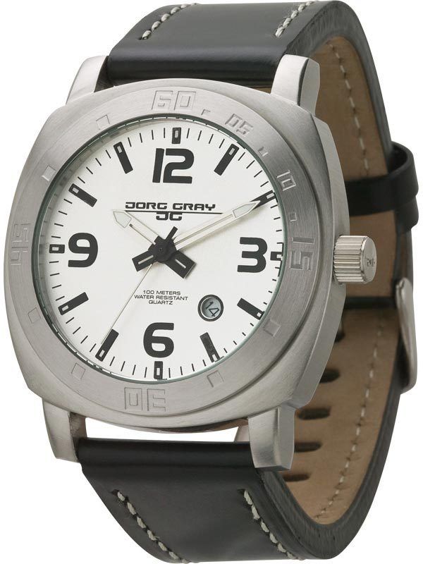 AAA 1:1 Replica Jorg-Gray Mens Watches White Dial Quartz 24MM JG1020-13 Watch