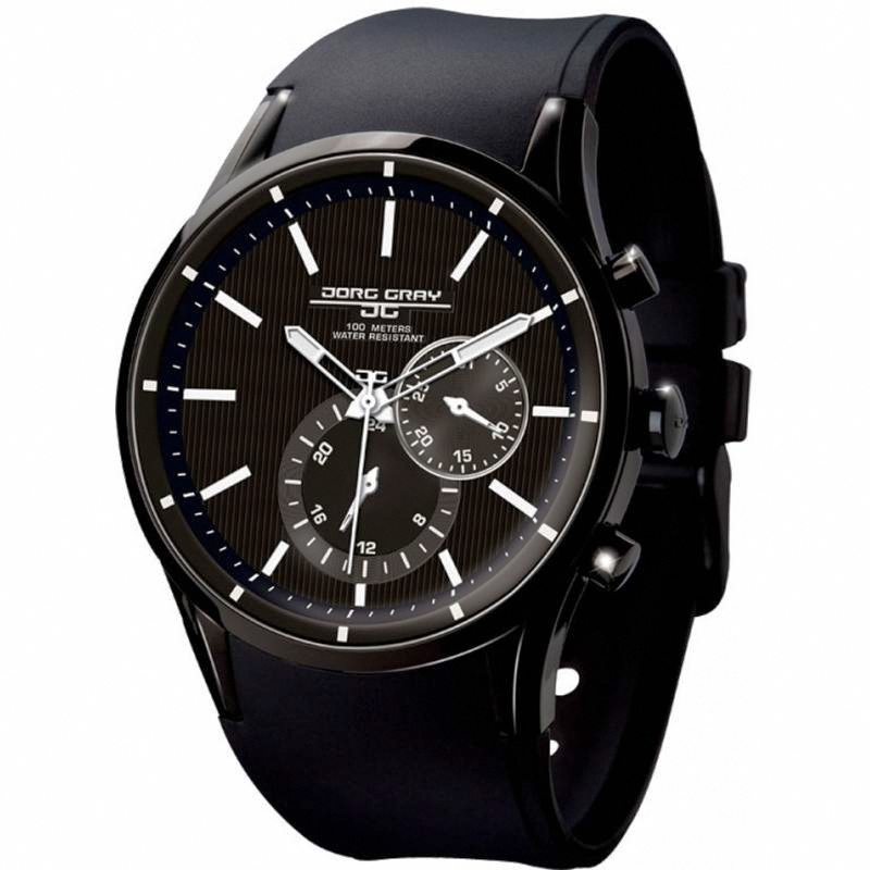 AAA 1:1 Replica Jorg-Gray Mens Watches Black Dial Quartz 44MM JG5100-31 Watch