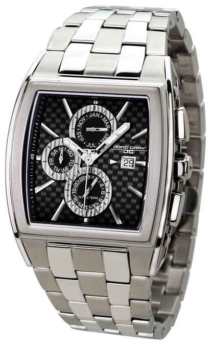 AAA 1:1 Replica Jorg-Gray Mens Watches Black Dial Quartz 41MM JG6300-31 Watch