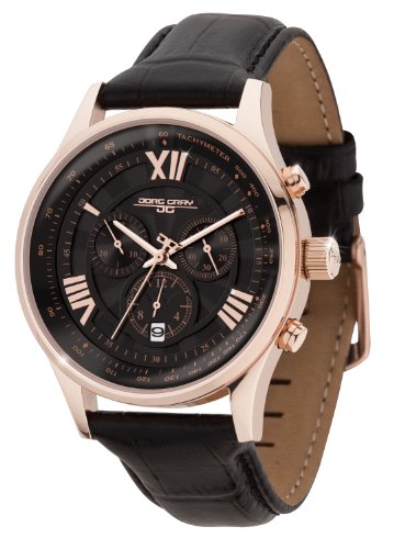 AAA 1:1 Replica Jorg-Gray Mens Watches Black Dial Quartz 43MM JG6600-21 Watch