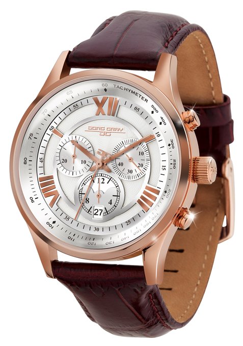 AAA 1:1 Replica Jorg-Gray Mens Watches Silver Dial Quartz 43MM JG6600-23 Watch