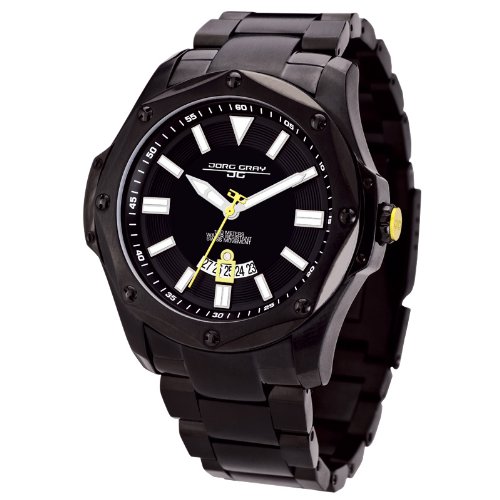 AAA 1:1 Replica Jorg-Gray Mens Watches Black Dial Swiss Quartz 45MM JG9100-23 Watch