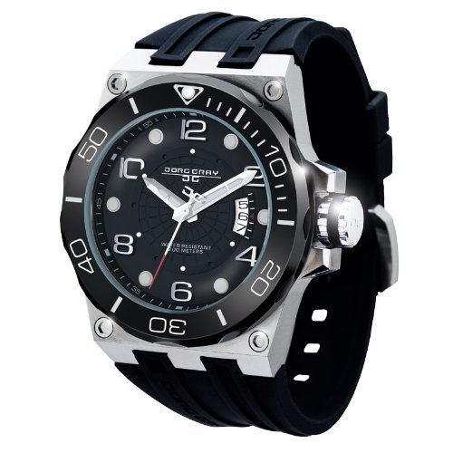 AAA 1:1 Replica Jorg-Gray Mens Watches Black Dial Quartz 48MM JG9600-12 Watch