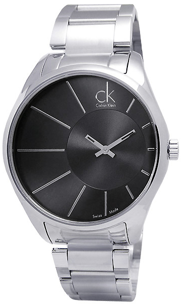 AAA 1:1 Replica Calvin-Klein-Bold Mens Watches Black Dial Swiss Quartz 43MM K0S21108 Watch