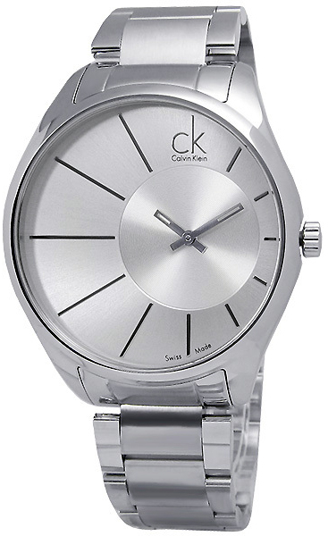 AAA 1:1 Replica Calvin-Klein-Deluxe Mens Watches Silver Dial Swiss Quartz 43MM K0S21109 Watch