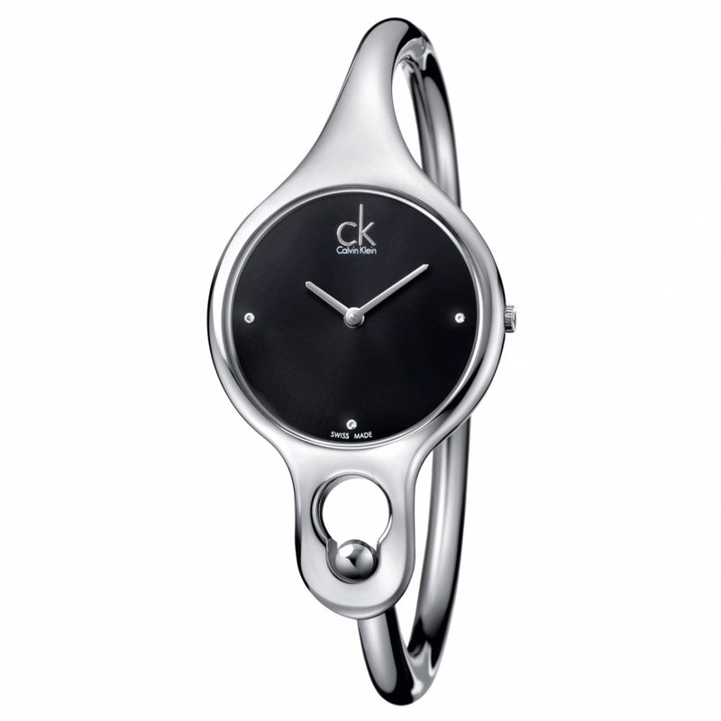 AAA 1:1 Replica Calvin-Klein-Air Ladies Watches Black Dial Quartz 30MM K1N23104 Watch