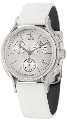 AAA 1:1 Replica Calvin-Klein-Skirt Ladies Watches White Dial Quartz 34MM K2U291L6 Watch