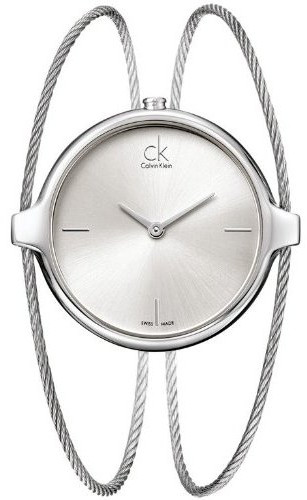 AAA 1:1 Replica Calvin-Klein-Agile Ladies Watches Silver Dial Quartz 37MM K2Z2M116 Watch