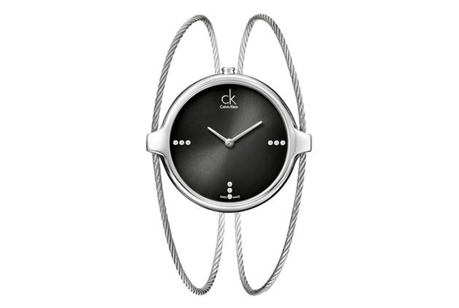 AAA 1:1 Replica Calvin-Klein Ladies Watches Black Dial Quartz 37MM K2Z2S11S Watch
